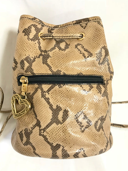 designer mini vintage backpacks Vintage MOSCHINO by redwall snakeskin print leather mini backpack with – eNdApPi where you can find your favorite designer vintages.....authentic, affordable, and lovable