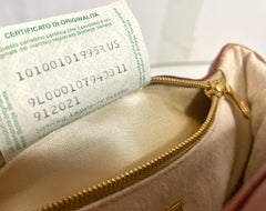 Vintage Bottega Veneta brown intrecciato, woven lambskin handbag with shoulder strap. 071004y1