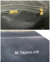 Vintage FENDI classic pecan stripe pattern large shopper tote bag with black leather handles. Daily use purse for Unisex. 070408re2