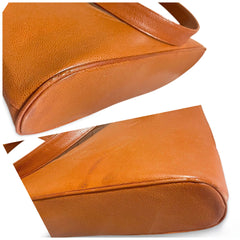 Vintage CHANEL caviar leather double zipper tote bag in brown with golden CC ball charms.  Daily use purse. 060728br1