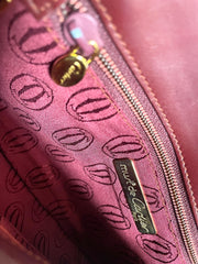 Vintage Cartier wine leather clutch bag with gold tone logo motif. Classic purse from must de Cartier Collection. 080114tr2