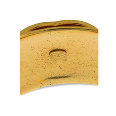 Vintage Chanel golden nice and heavy bangle with CC mark. Must have gorgeous jewelry. 060116k2