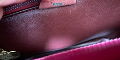 Vintage Celine bordeux,wine red leather  handbag. Classic and elegant purse for daily use. 060903ap