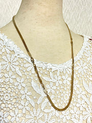MINT. Vintage Christian Dior golden chain necklace with CD charms. Bracelet. Classic Dior jewelry. Best Gift. 050803y2