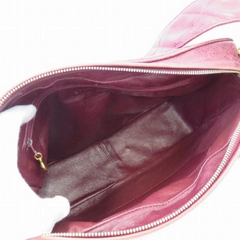 Vintage CHANEL wine caviar leather messenger large, jumbo shoulder bag with golden CC ball charm. Classic purse for daily use. 060922ys
