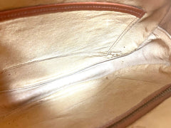 1990s Vintage MCM Suzy Wong Round Shoulder Bag — Brown Monogram — Designed by Michael Cromer 071113y1