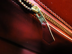 1980s Vintage HERMES Kelly 32 bag rouge ash box calf leather with gold hardware. Exterior stitch. Stamp K in O, 1981. Best known classic bag