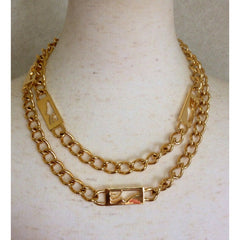 MINT. Vintage Salvatore Ferragamo chain belt with golden shoe charm. Can be worn as a necklace. 0506285
