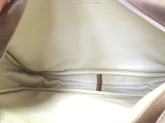 Vintage Christian Dior brown beige suede leather shoulder bag with golden CD motif. Masterpiece from MODELE EXCLUSIF. Unisex daily bag. 070403re1