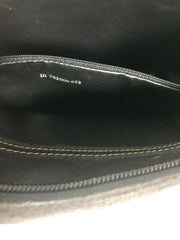 Vintage FENDI classic pecan stripe pattern large shopper tote bag with black leather handles. Daily use bag for Unisex.