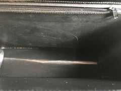 Vintage Roberta di Camerino black Kelly bag with golden R logo. Masterpiece from Roberta back in the era.