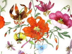 1980's vintage Gucci ceramic flower and butterflies plate, porcelain ashtray. Rare masterpieces from Gucci and BERNARDAUD LIMOGES. Accornero