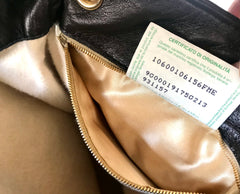 Vintage Bottega Veneta multicolor intrecciato woven lamb leather hobo shoulder bag. Brown, navy, khaki, and wine. Beautiful classic purse.