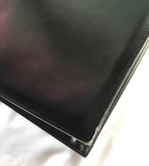 Vintage Roberta di Camerino black Kelly bag with golden R logo. Masterpiece from Roberta back in the era.