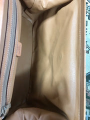 Vintage Celine brown macadam blaison doctor bag with tanned brown leather trimming. Classic unisex use bag. riri zipper. 050315r3