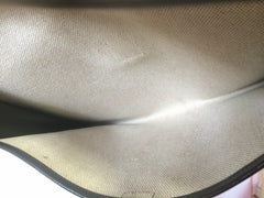 90's vintage HERMES jige, document case, dark brown portfolio purse. Classic and sophisticated style for unisex. 060531r5