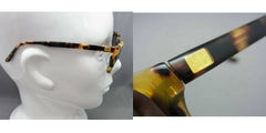 80's vintage Balenciaga French made tortoiseshell style marble brown frame sunglasses. Original mod style. 170208